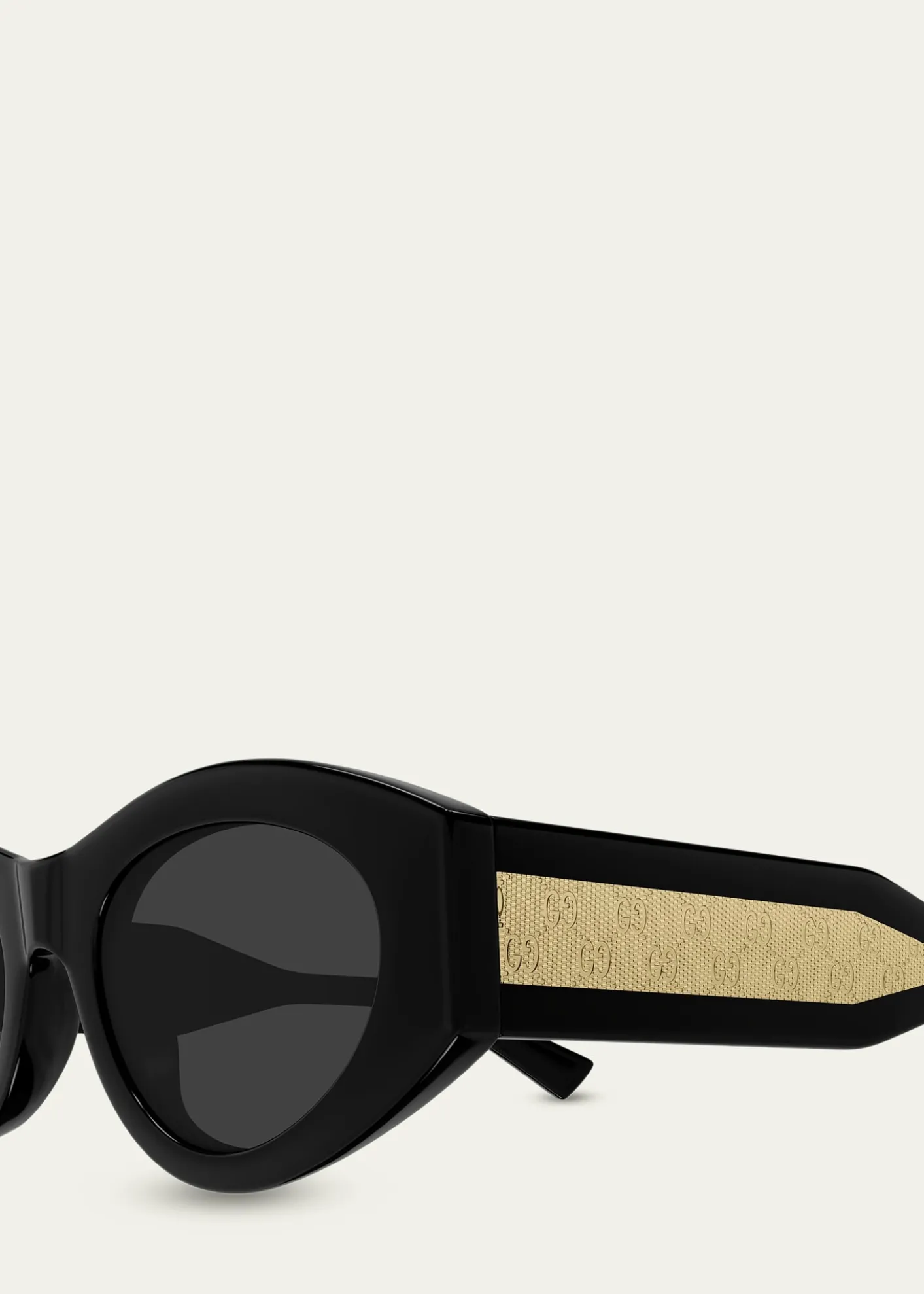 Gucci52mm Acetate Oval Sunglasses