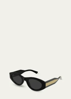 Gucci52mm Acetate Oval Sunglasses