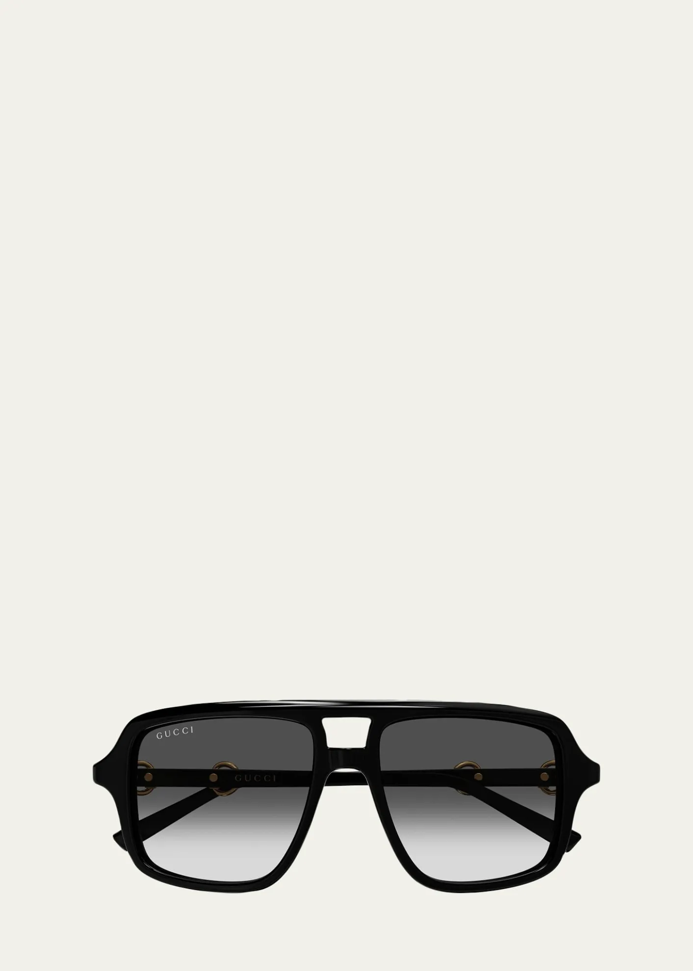 Gucci55mm Oversized Navigator Sunglasses