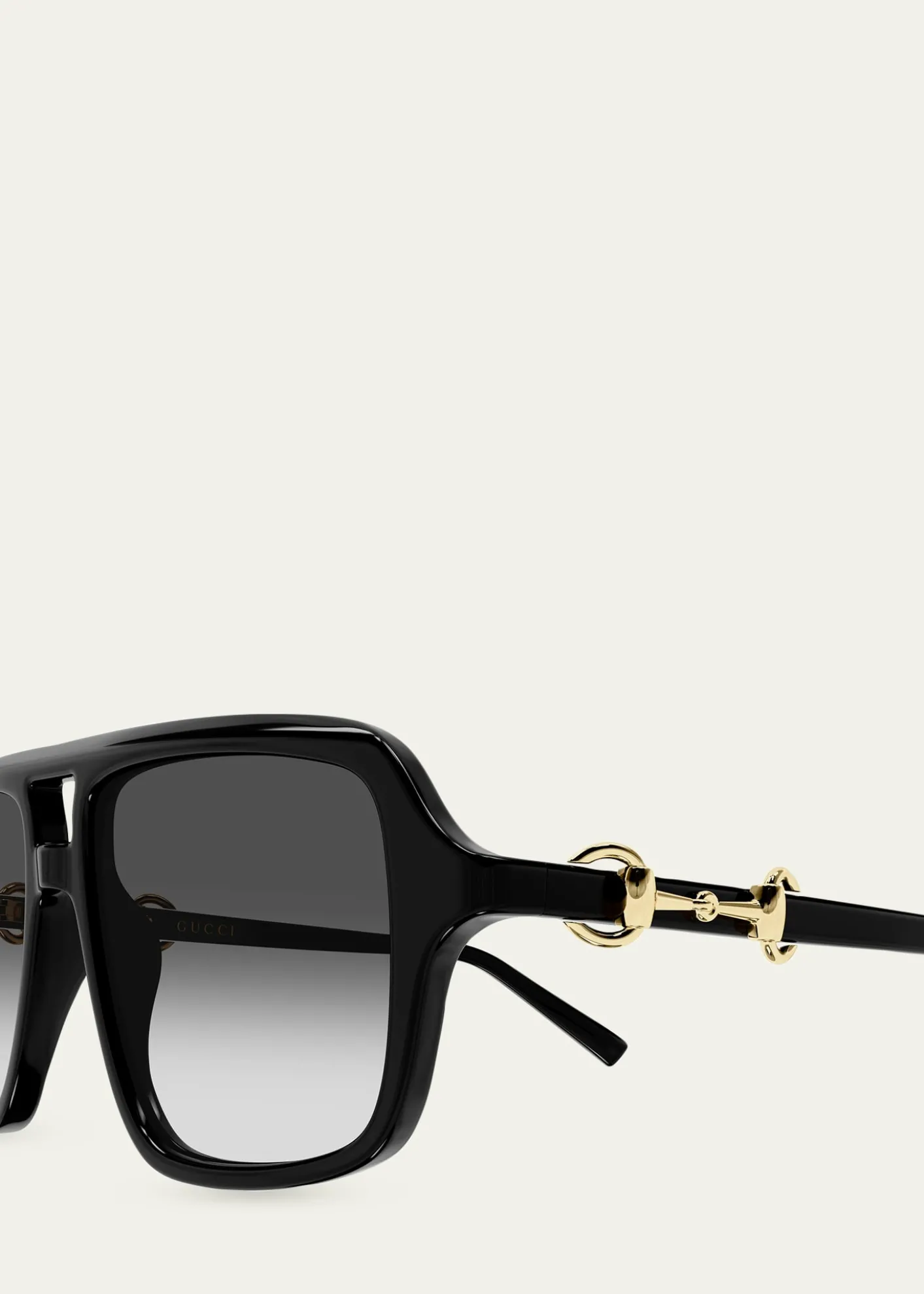 Gucci55mm Oversized Navigator Sunglasses