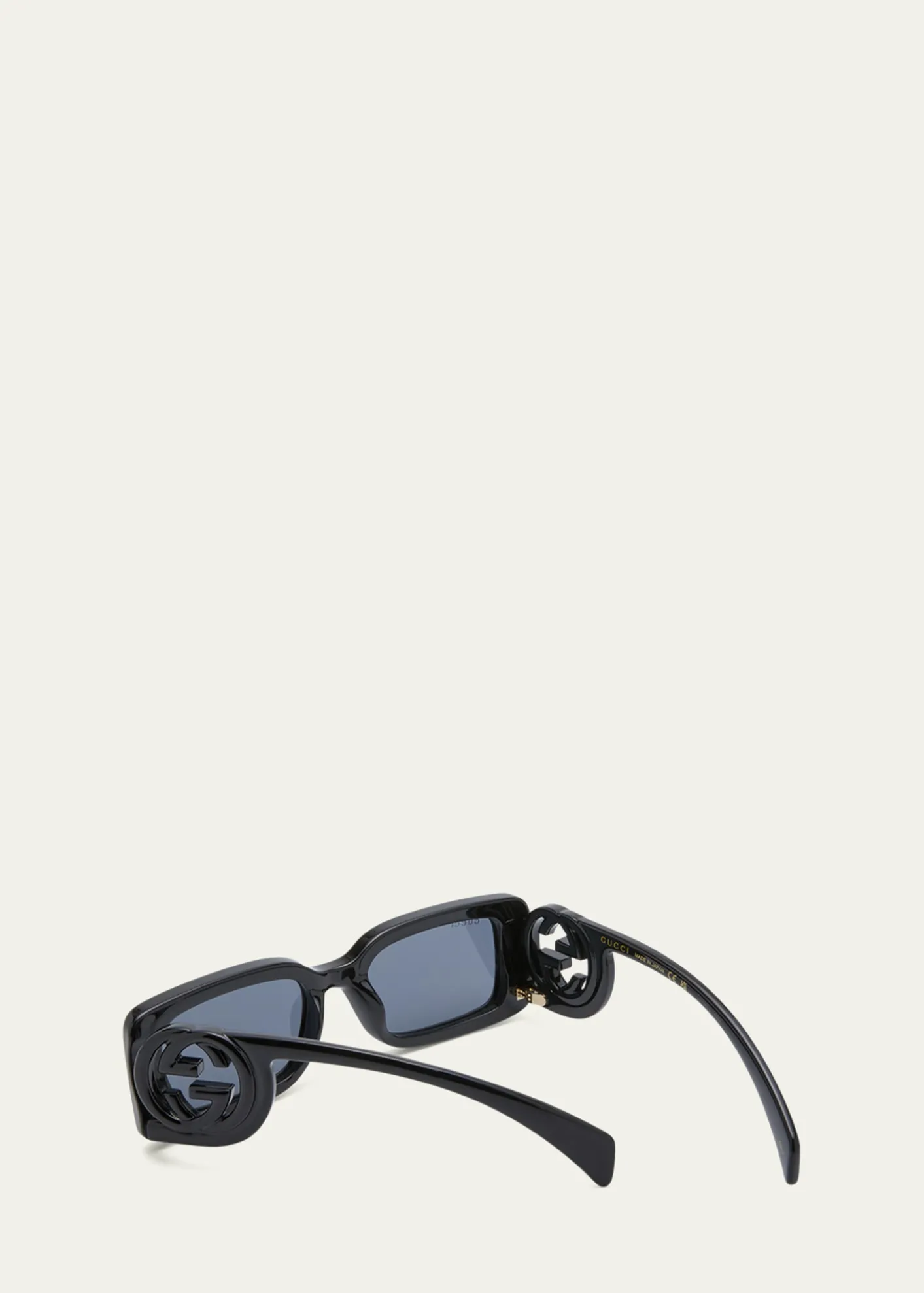 GucciMonochrome GG Rectangle Acetate Sunglasses