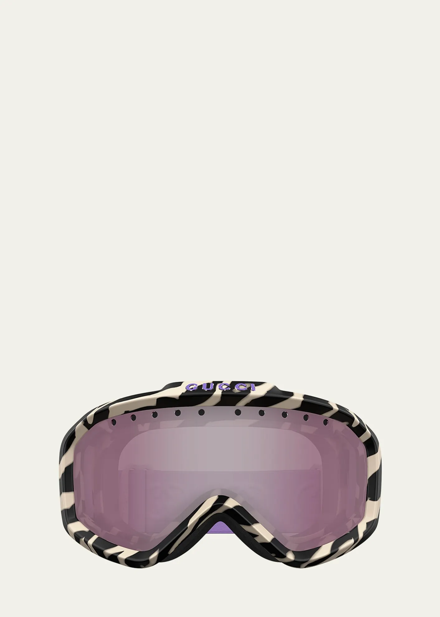 GucciMulticolor Logo Injection Plastic Shield Sunglasses