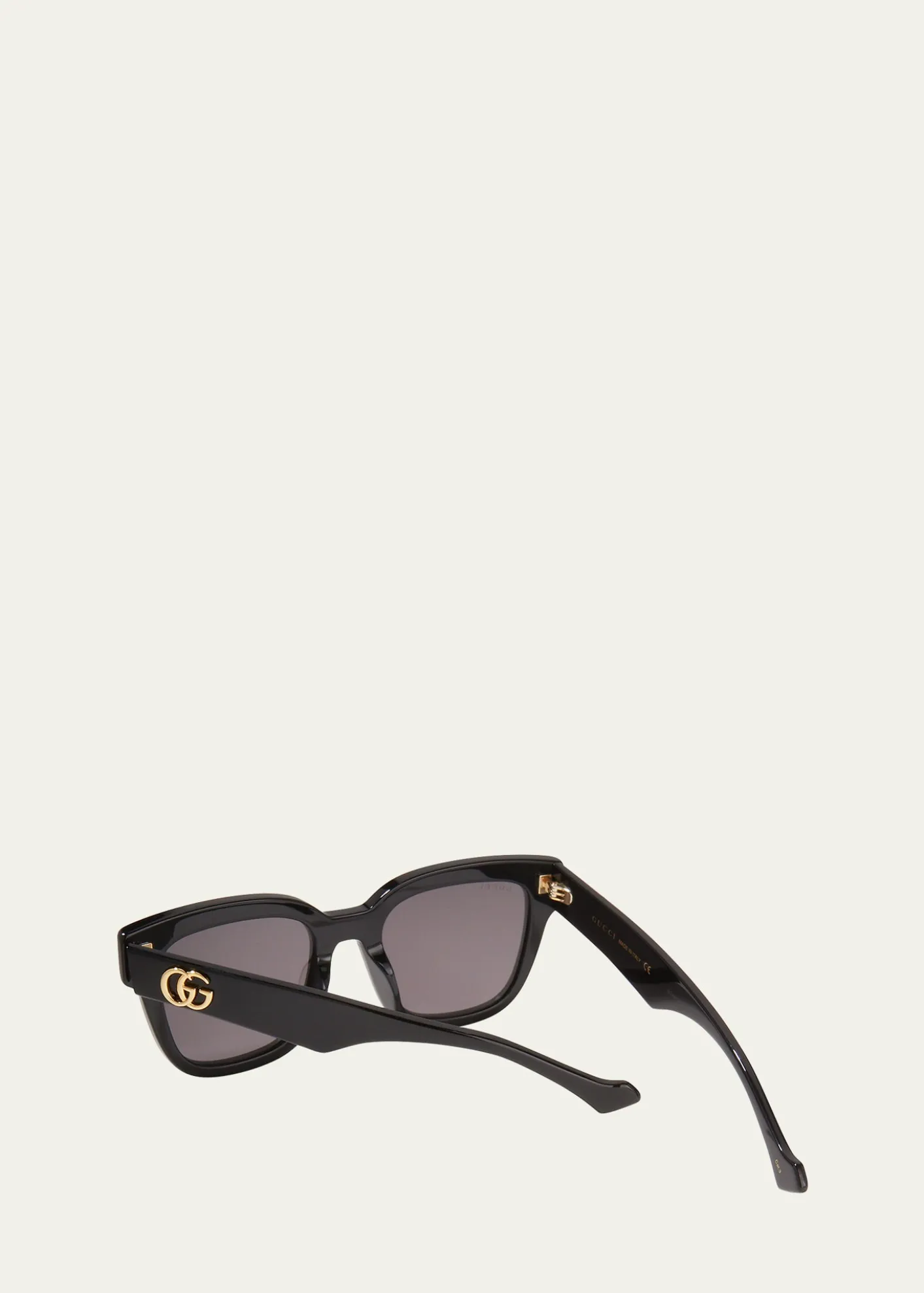 GucciOversized Rectangle Acetate Sunglasses