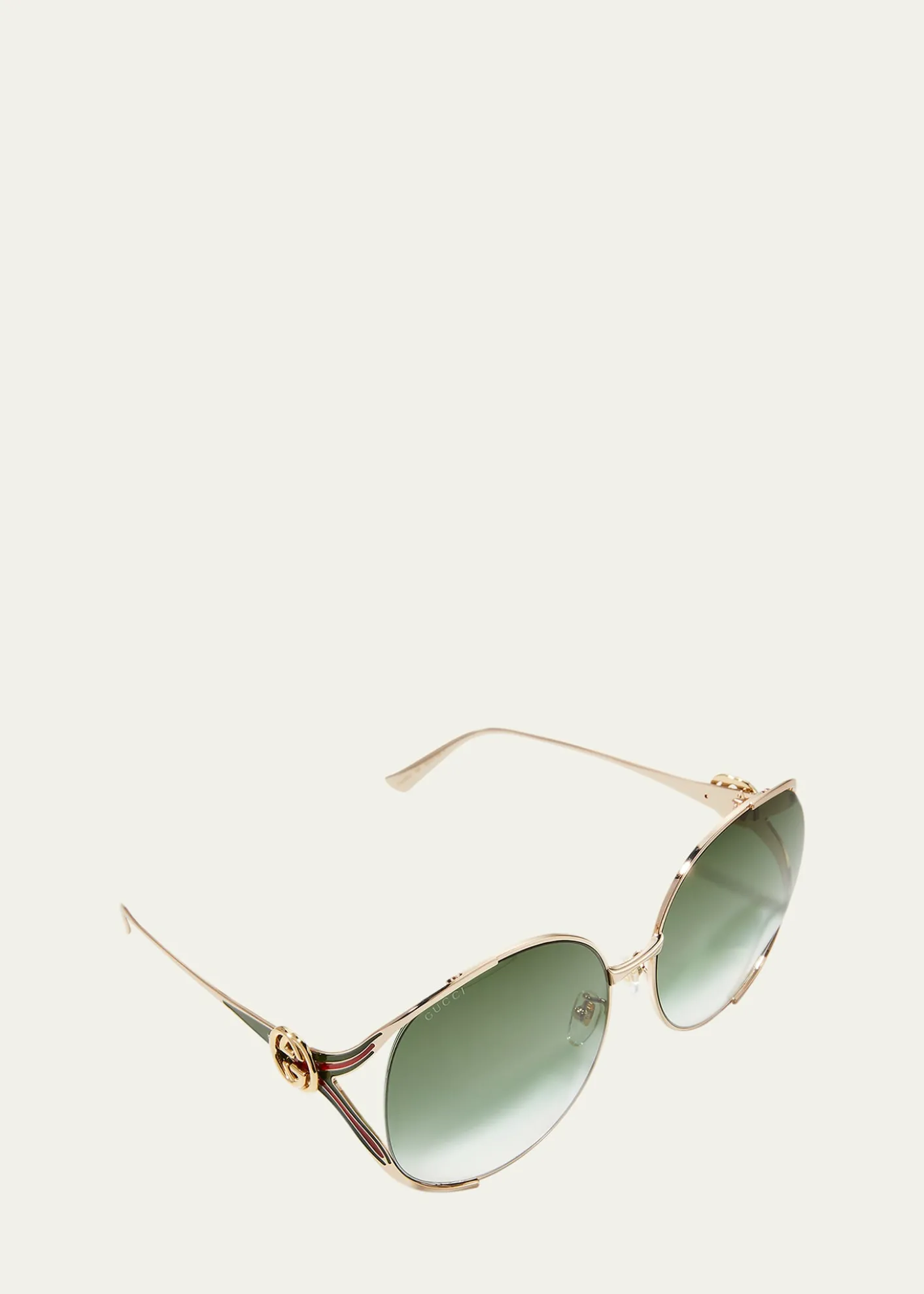 GucciOversized Oval GG Sunglasses