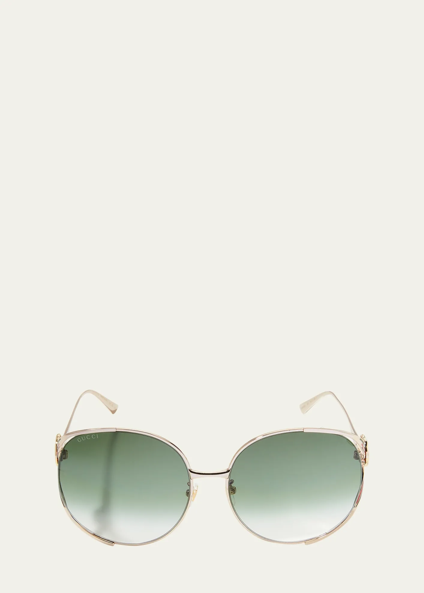 GucciOversized Oval GG Sunglasses