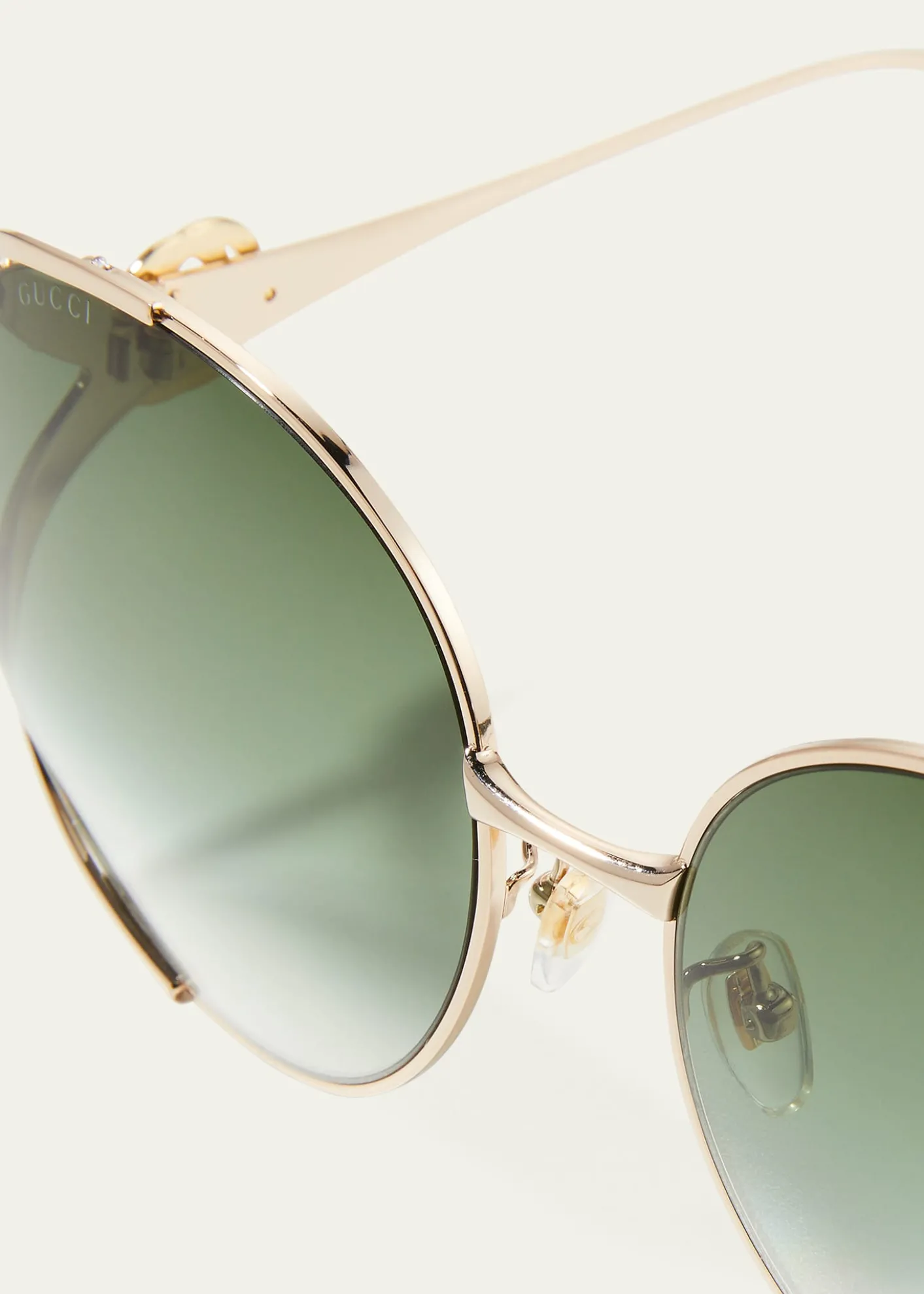 GucciOversized Oval GG Sunglasses