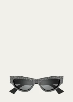 GucciRecycled Acetate Cat-Eye Sunglasses