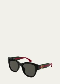 GucciRecycled Butterfly Sunglasses