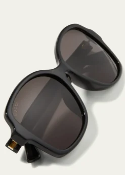 GucciSquare Monochromatic Sunglasses