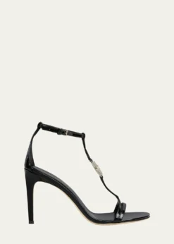 GucciVernice Crystal New Bamboo Sandals