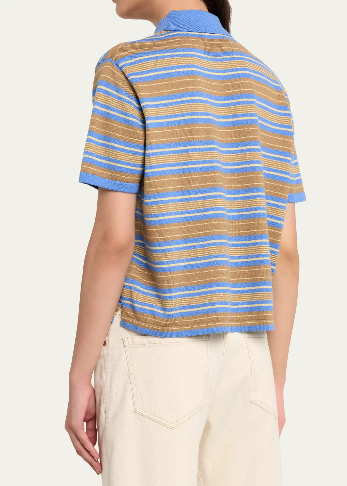 Guest in ResidenceStriped Short-Sleeve Rugby Polo