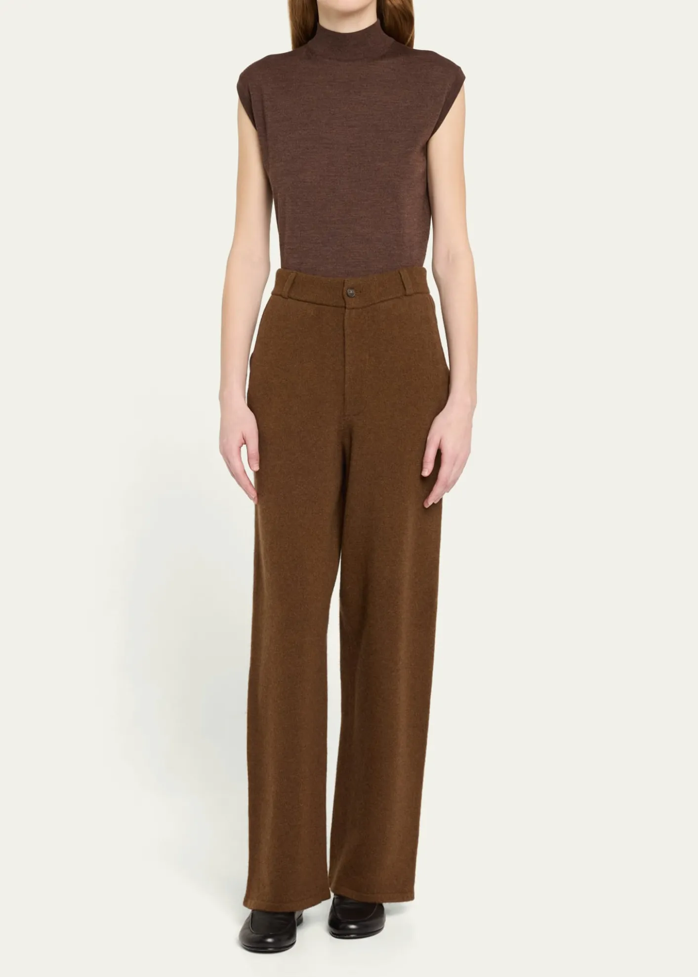 Guest in ResidenceTailored Cashmere-Blend Pants