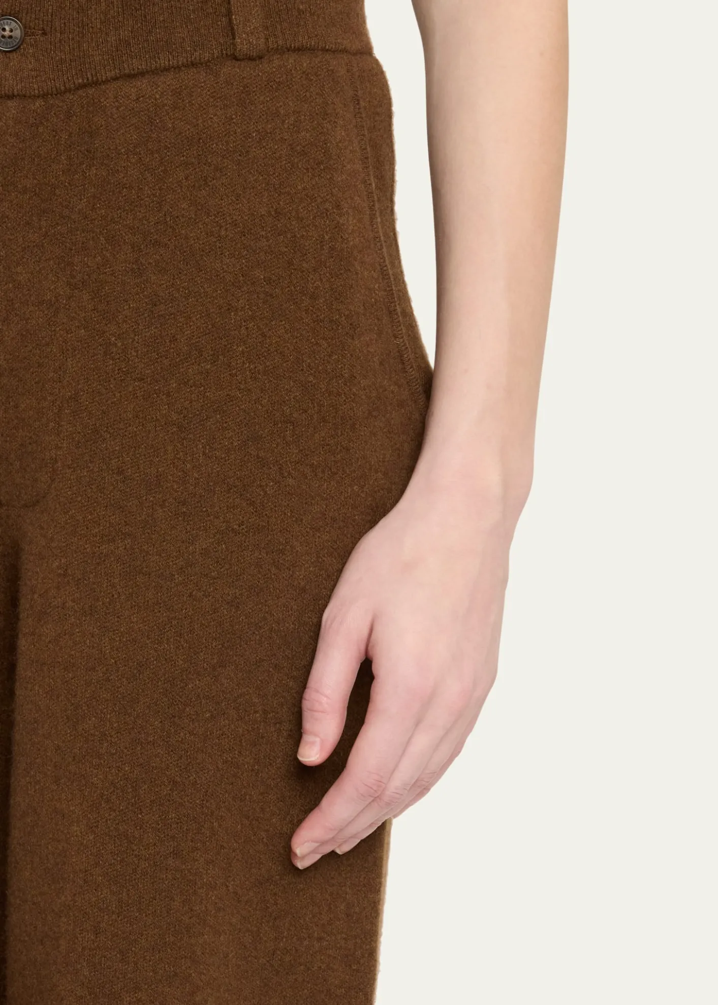 Guest in ResidenceTailored Cashmere-Blend Pants