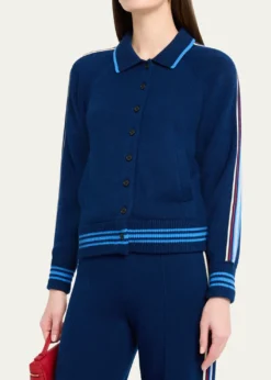 Guest in ResidenceVarsity Cashmere-Cotton Jacket