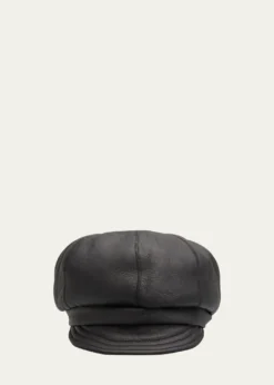 Gushlow and ColeMerino Wool & Leather Carnaby Hat
