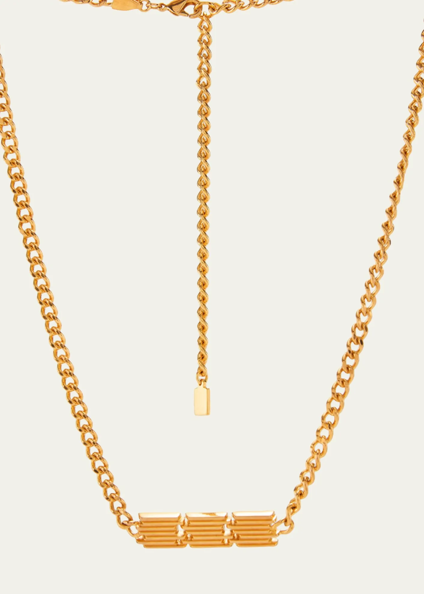 Gwen BelotiBlock Chain Necklace