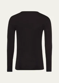 HanroWoolen Silk Long-Sleeve Shirt