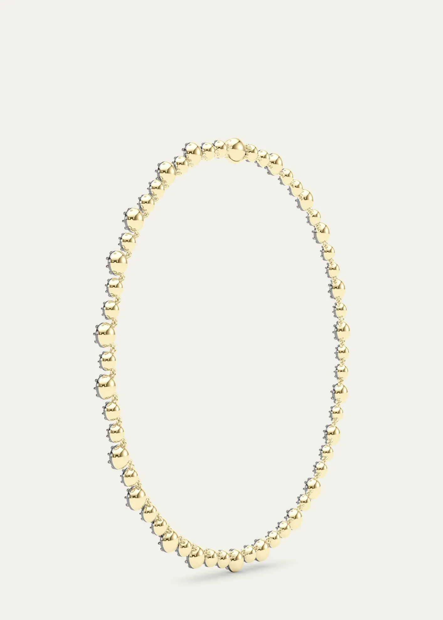 HauteCarat18K Georgian Cut Lab Grown Diamond Necklace