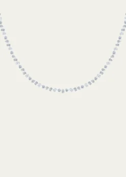 HauteCarat18K Mixed Shape Lab Grown Diamond Necklace