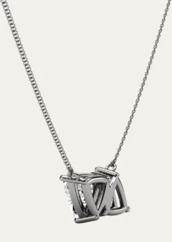 HauteCarat18K Trillion Lab Grown Diamond Twin Necklace