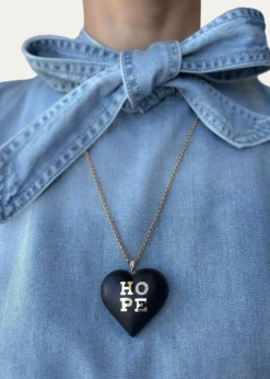 Haute VictoireHOPE Ebony and Diamond Pendant