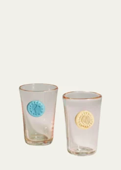 Helle MardahlMonogram 7.4 oz. Drinking Glasses, Set of 4