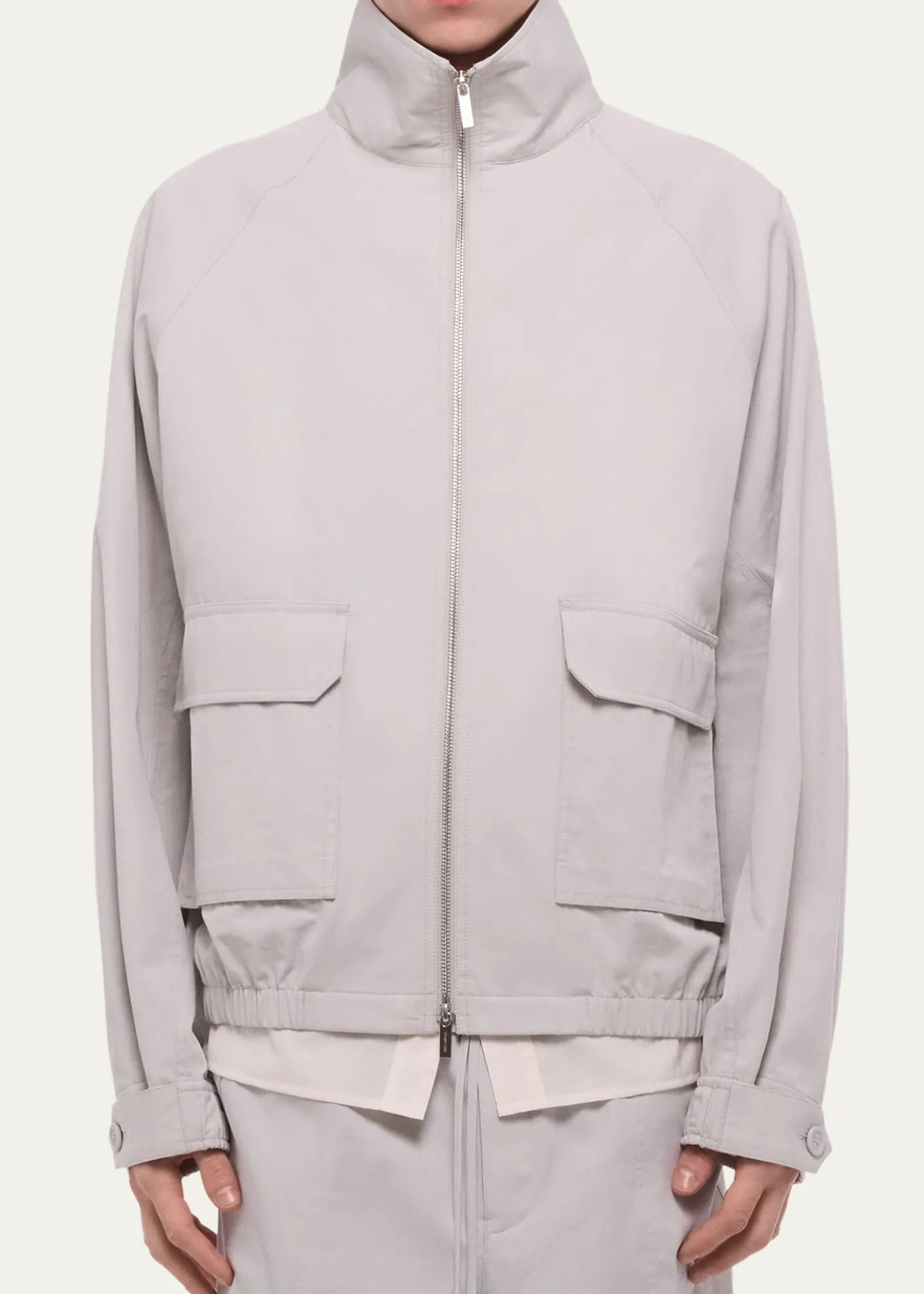 Helmut LangMen's Utility Cropped Parka Jacket