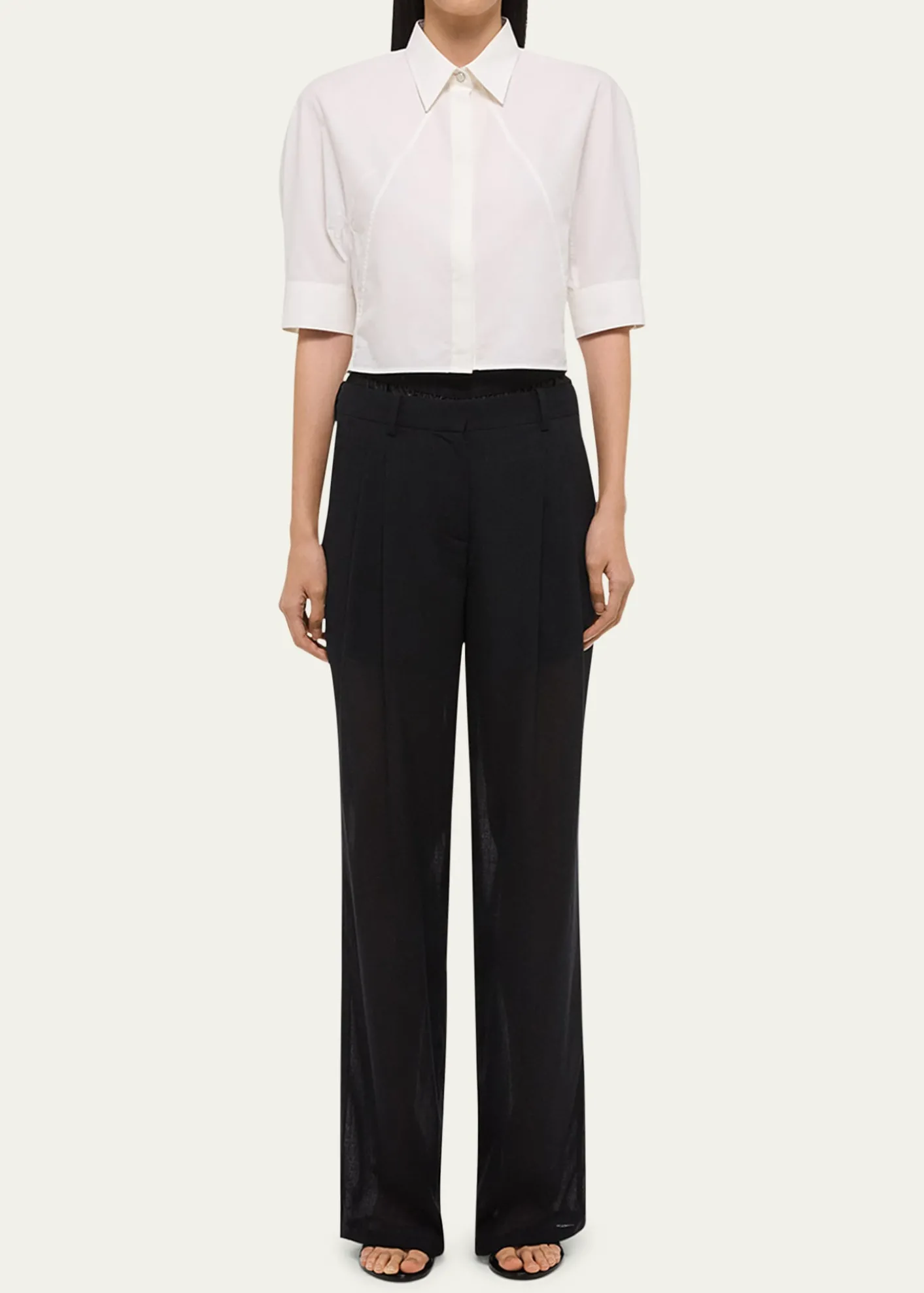 Helmut LangArticulated Short-Sleeve Shirt