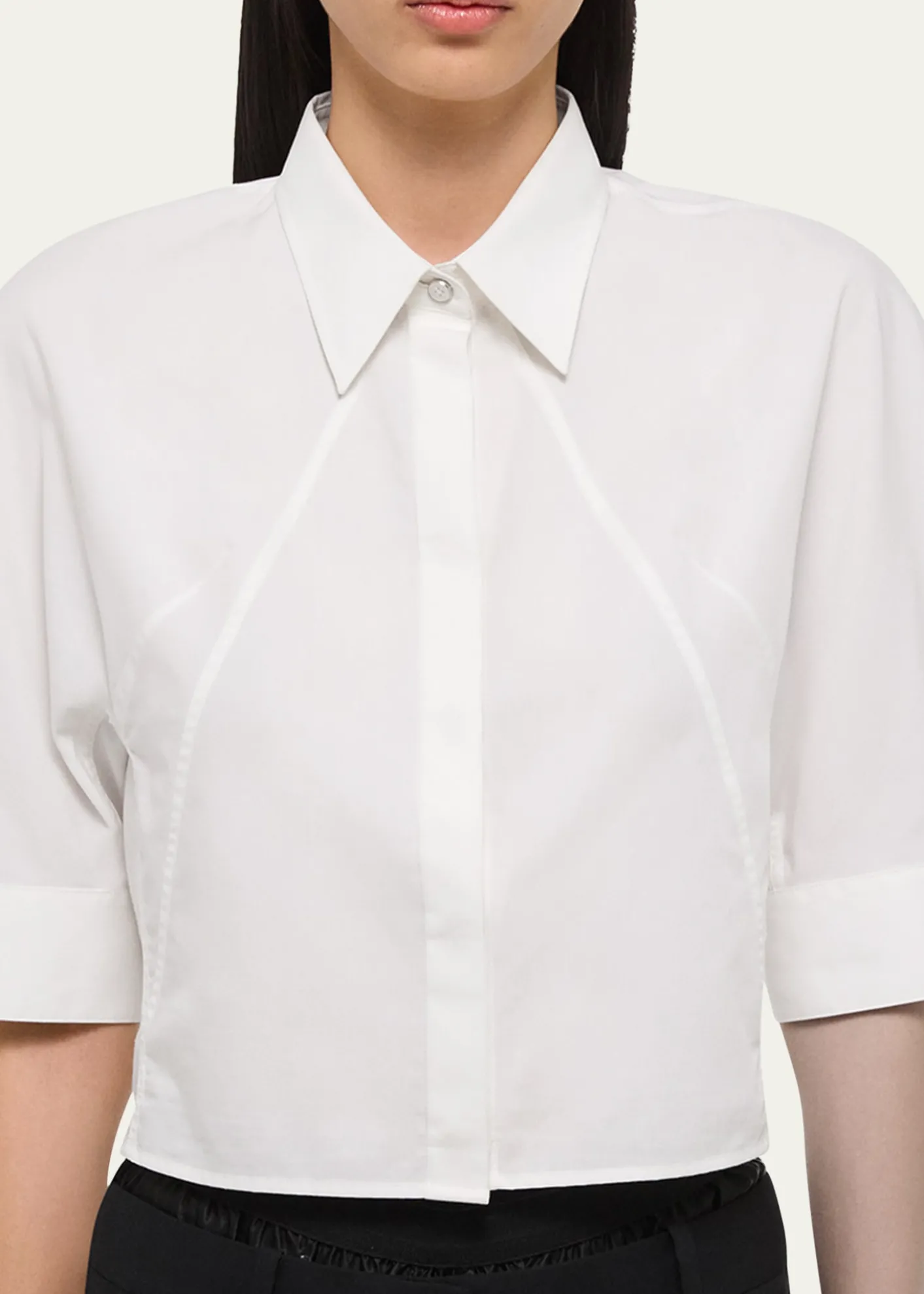Helmut LangArticulated Short-Sleeve Shirt