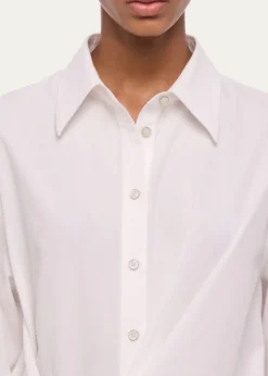 Helmut LangKnotted Cotton Shirtdress