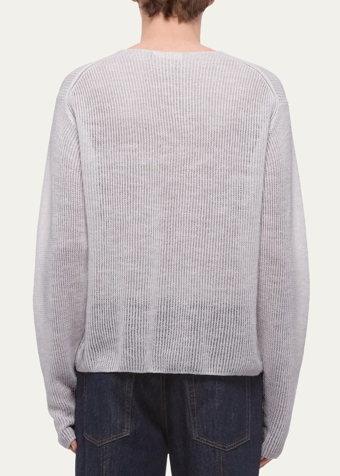 Helmut LangMen's Waffle-Knit Henley T-Shirt