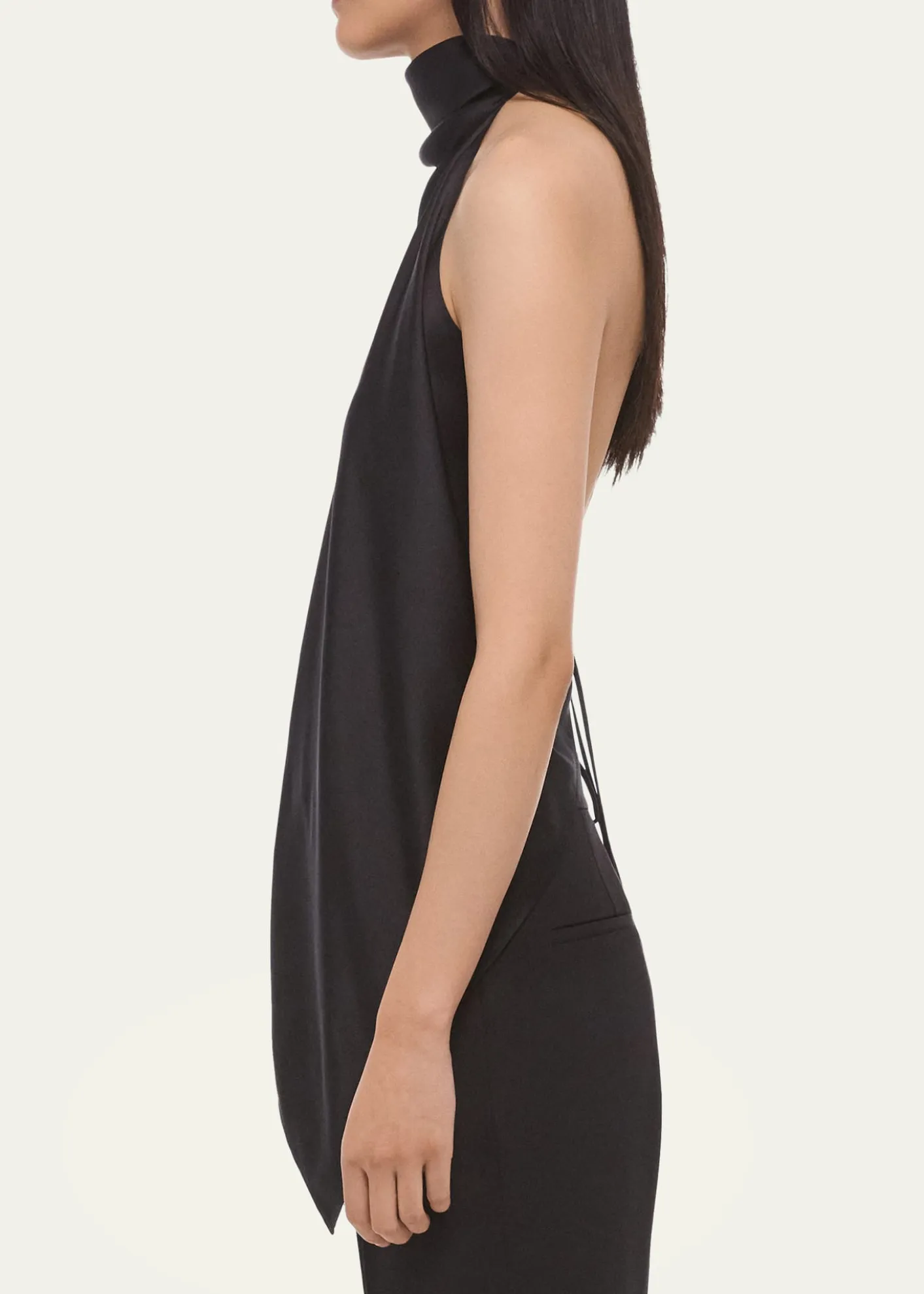 Helmut LangSilk Tie Scarf Top