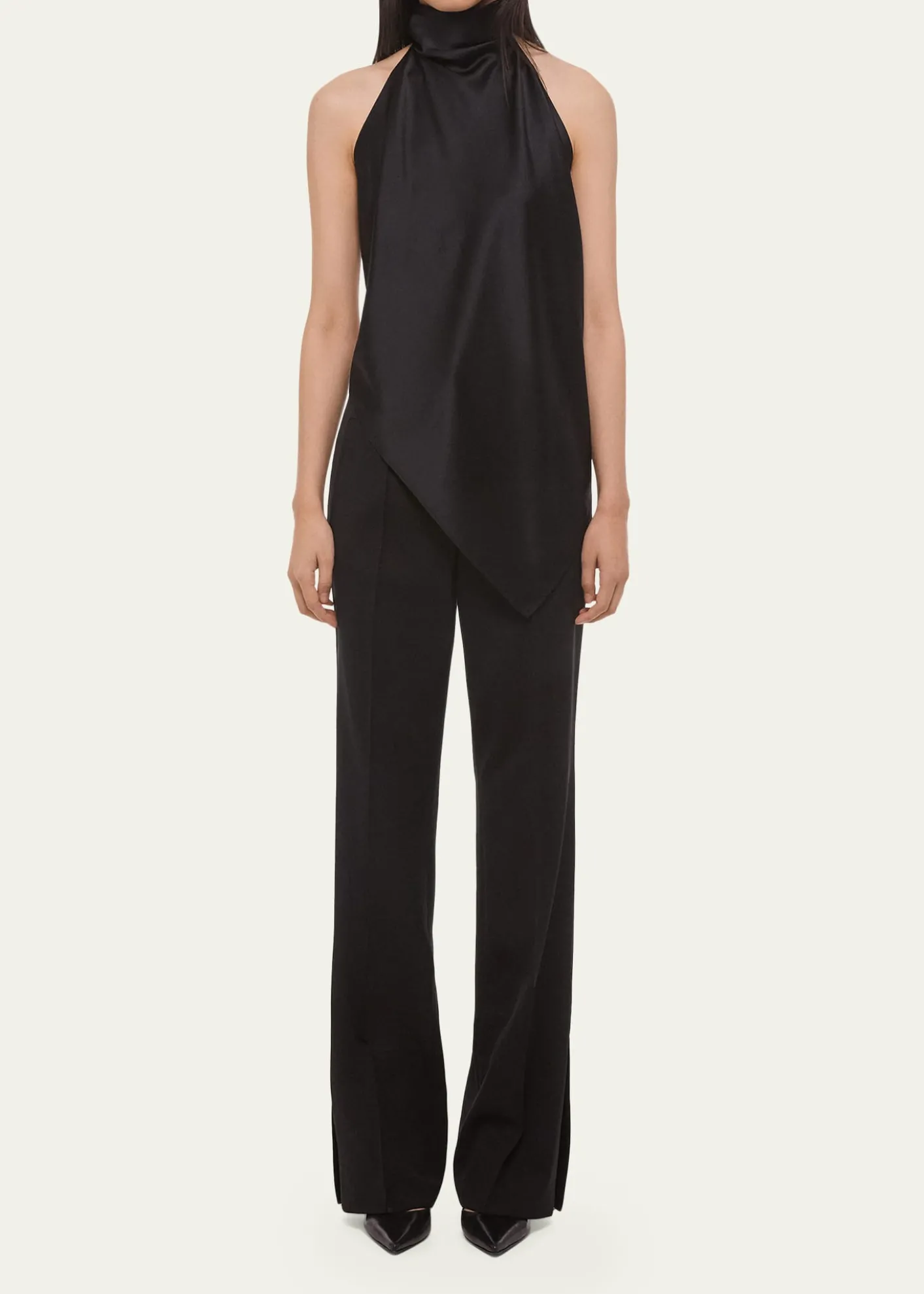 Helmut LangSilk Tie Scarf Top