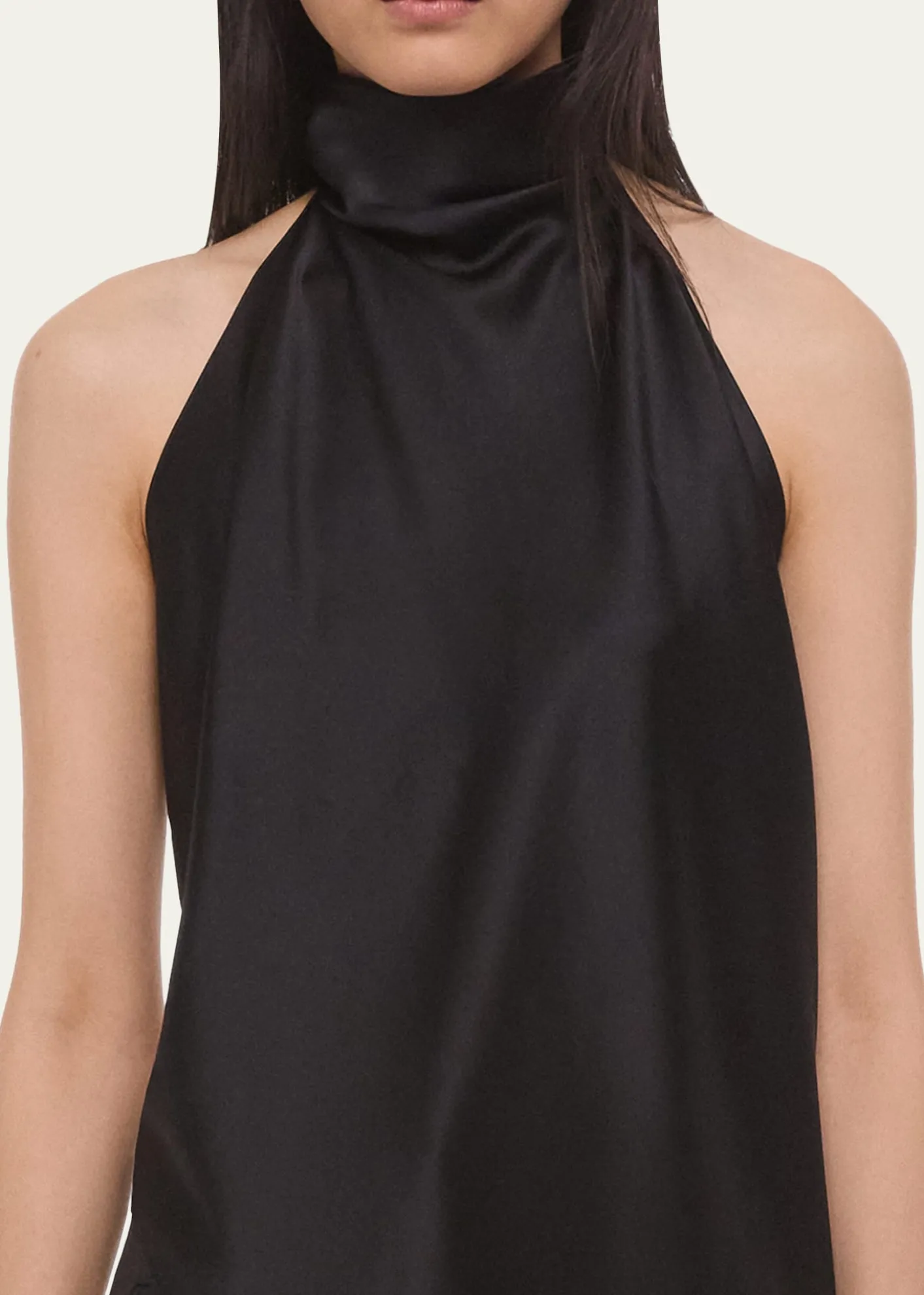 Helmut LangSilk Tie Scarf Top