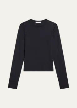 Helmut LangSlim Long-Sleeve Logo Tee