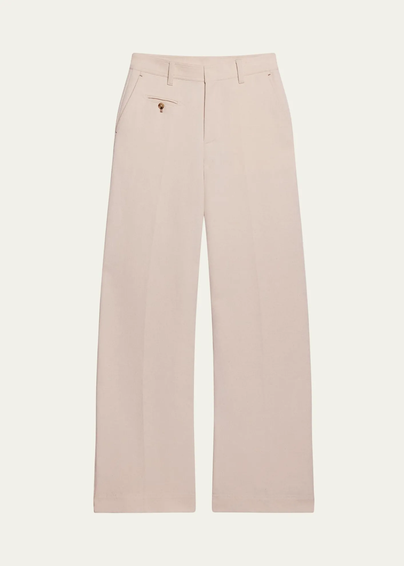 Helmut LangWide-Leg Cotton Sailor Trousers