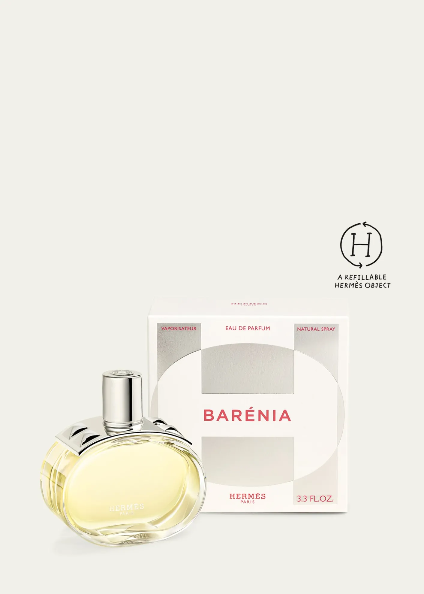 HermesBarenia Eau de Parfum, 3.3 oz.