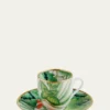 HermesPassifolia Coffee Cup and Saucer, 6.8 oz.
