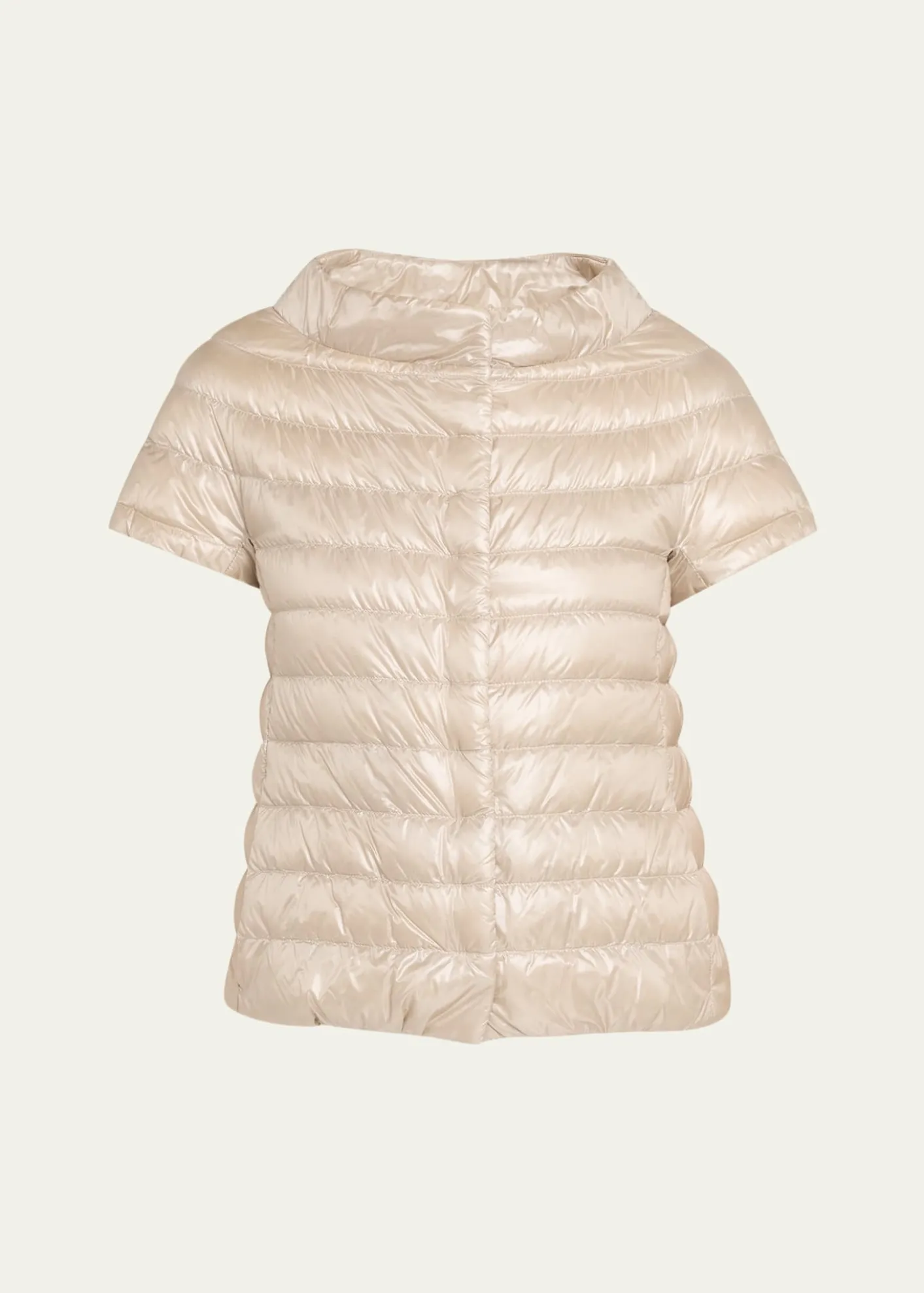 HernoEmilia Water-Resistant Ultralight Nylon Puffer Cape