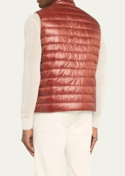 HernoMen's Nylon Ultralight Reversible Bicolor Vest