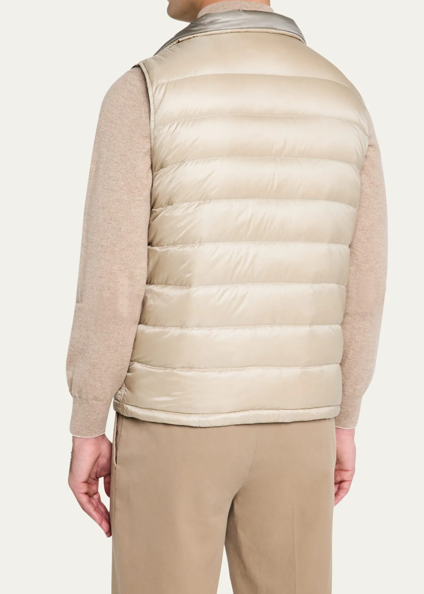 HernoMen's Reversible Down Nylon Vest