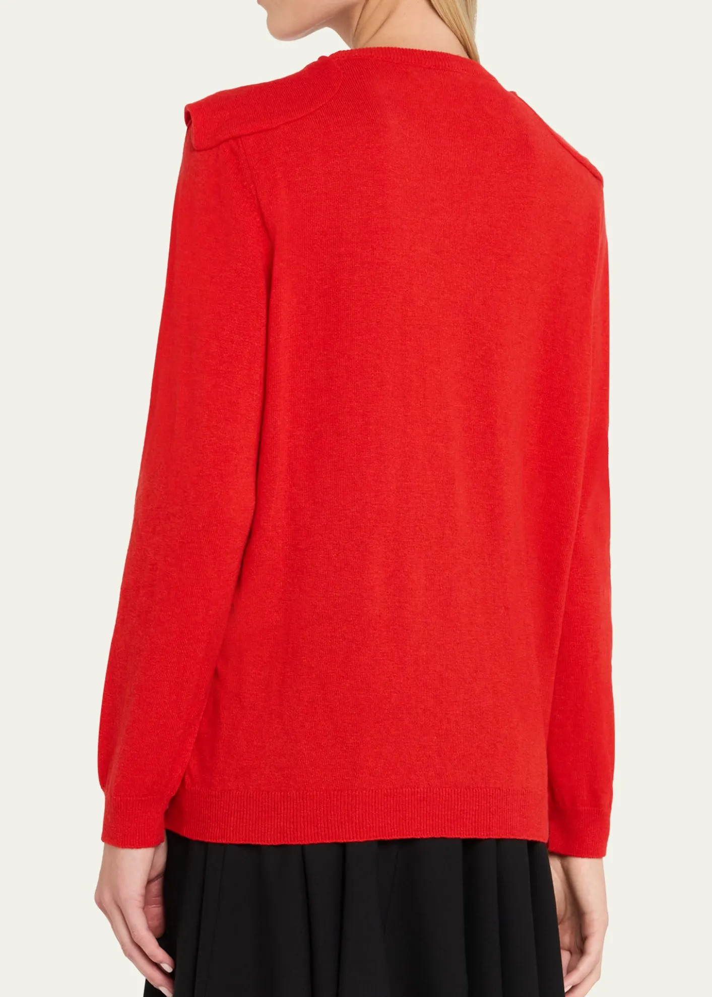 HODAKOVADouble-Sleeve Argyle Crewneck Sweater