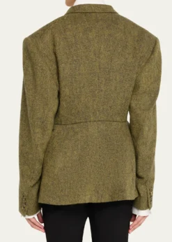 HODAKOVAExaggerated Shoulder Blazer