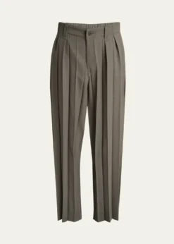 Homme Plisse Issey MiyakeMen's Edge Ensemble Pleated Pants