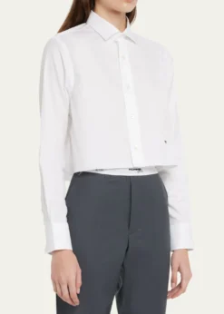 HOMMEGIRLSBoxy Cropped Shirt