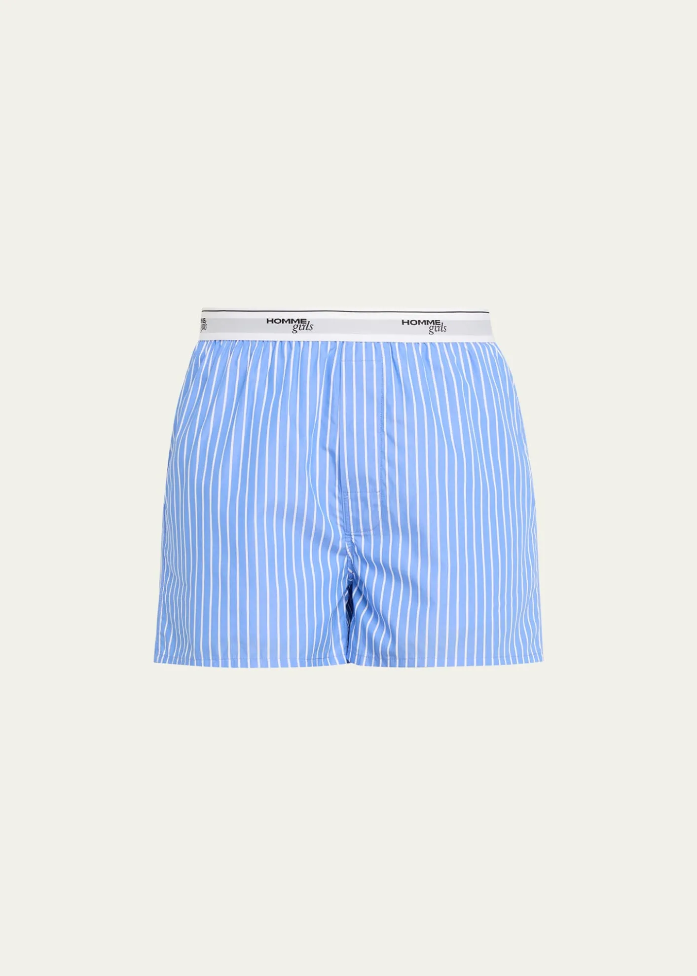 HOMMEGIRLSClassic Stripe Boxer Shorts