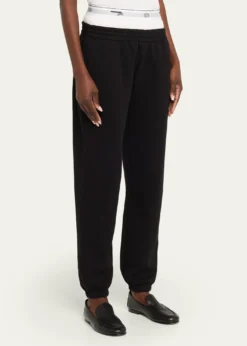 HOMMEGIRLSx Fruit Of The Loom Peekaboo Boxer Straight-Leg Ankle Sweatpants
