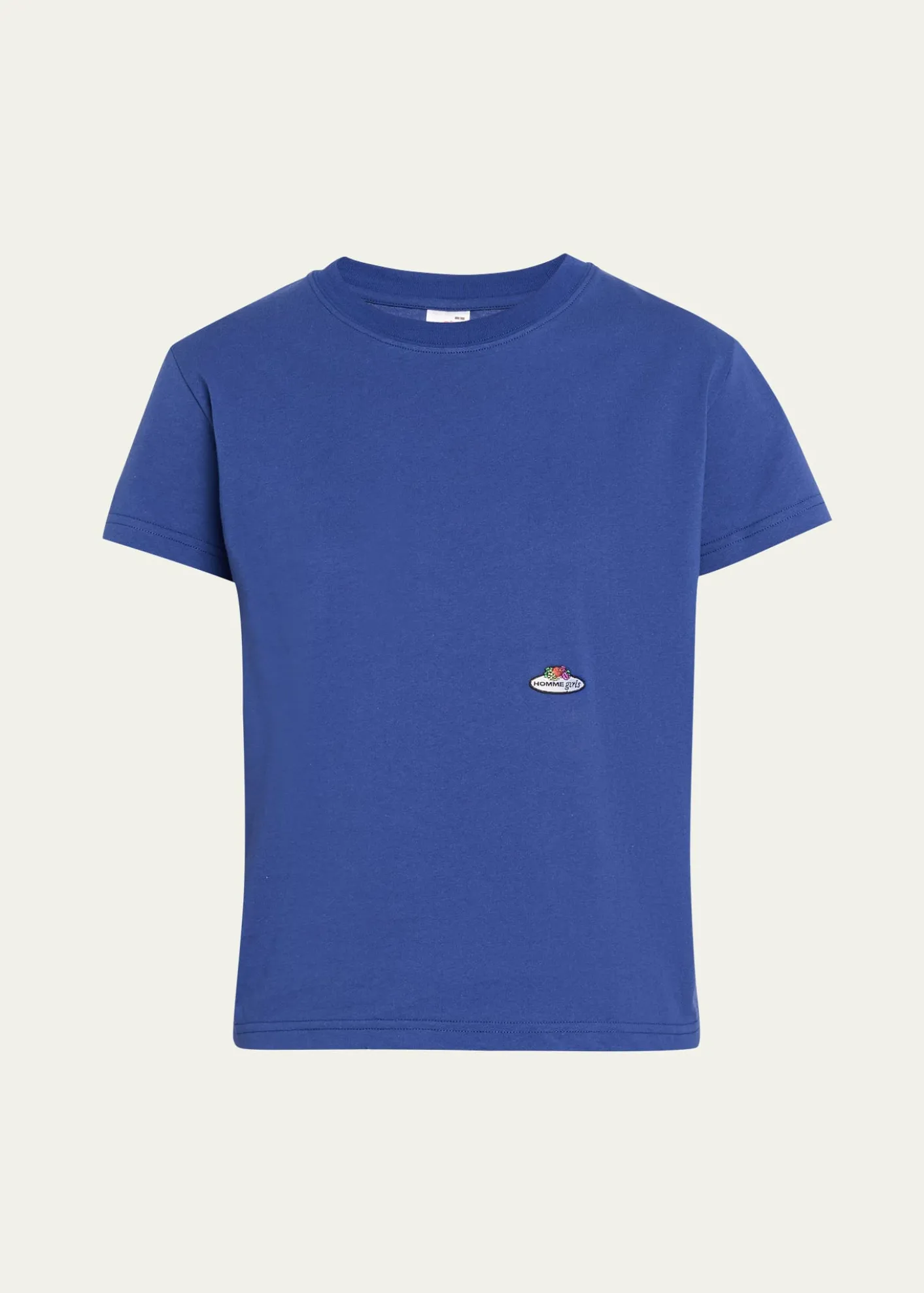 HOMMEGIRLSx Fruit Of The Loom Logo Print Classic Short-Sleeve T-Shirt