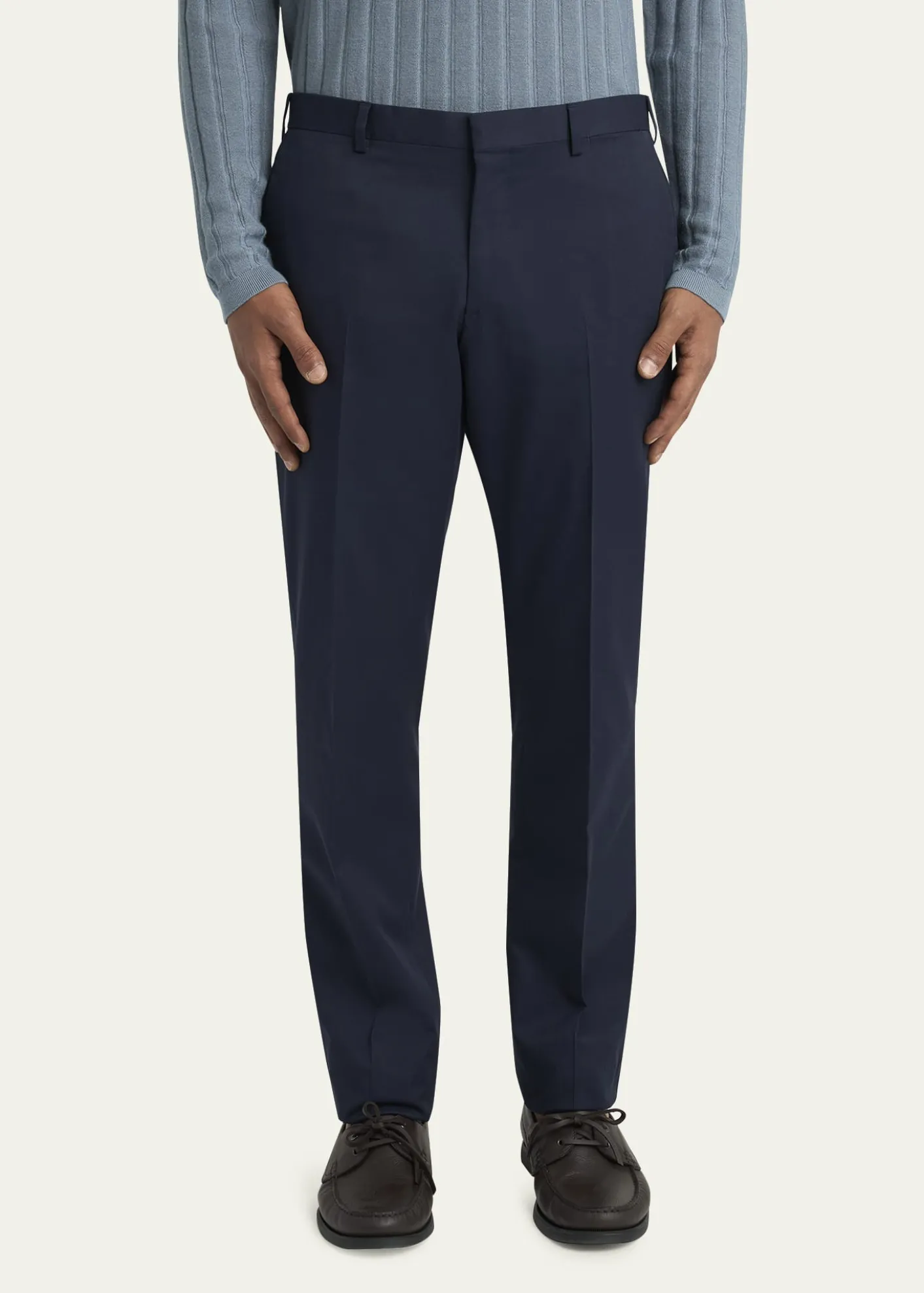 Homme Plisse Issey MiyakeMen's Poplin Straight Leg Trousers