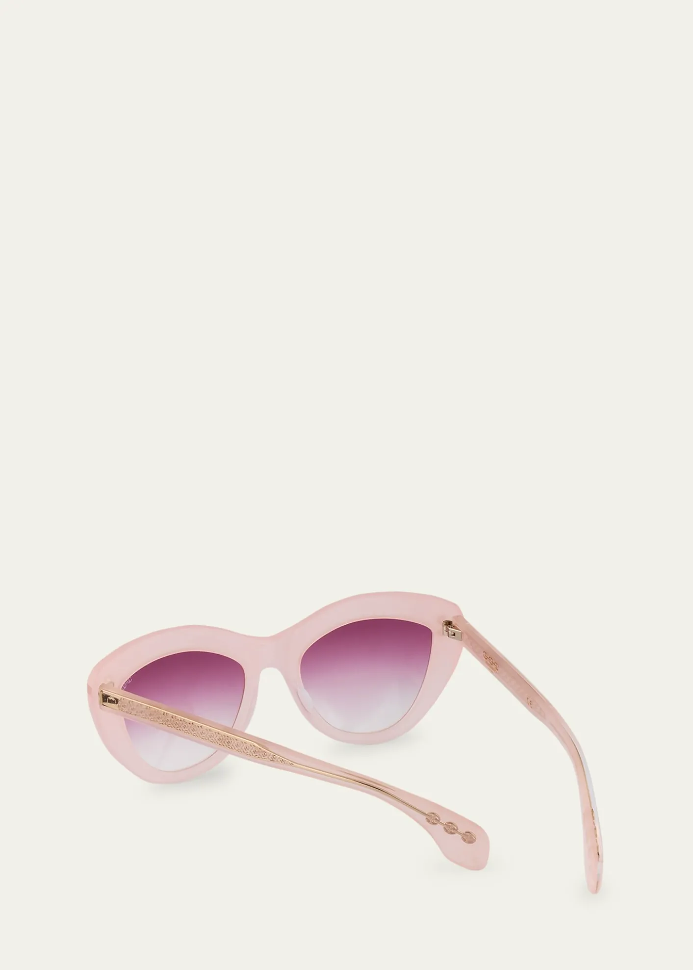Hoorsenbuhs24K Gold & Acetate Cat-Eye Sunglasses